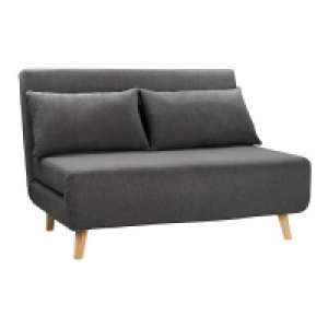 Homebase  Ellia Folding Sofa Bed - Charcoal