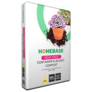 Homebase  Homebase Peat Free Container & Basket Compost - 50L