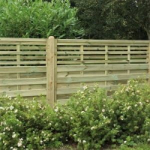Homebase  Forest Kyoto Fence Panel - 4ft - Pack of 5