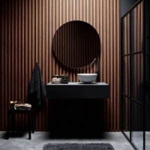 Panel Company Vox Linerio SLine Slat Wall Panel - Mocca