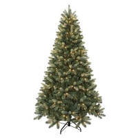 Homebase  7ft Oregon Spruce Pre-lit Artificial Christmas Tree