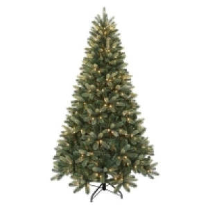 Homebase  7ft Oregon Spruce Pre-lit Artificial Christmas Tree