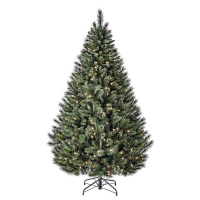 Homebase  7ft Vermont Pine Pre-lit Artificial Christmas Tree