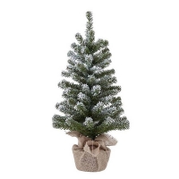 Homebase  2ft Snowy Tabletop Artificial Christmas Tree