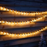 Homebase  180 Berry Outdoor Christmas String Lights - Bright White