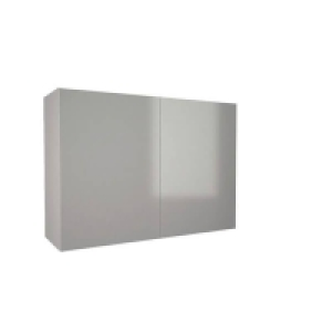 Homebase  High Gloss Slab Grey 800mm Wall Unit