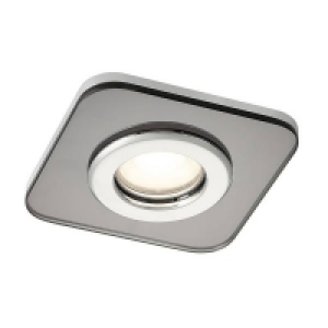 Homebase  Bathstore Triotone Square Smoked Glass Downlight