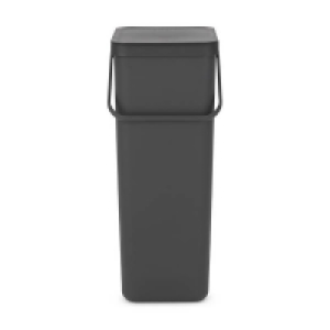 Homebase  Sort & Go Recycle Bin - 40L - Grey