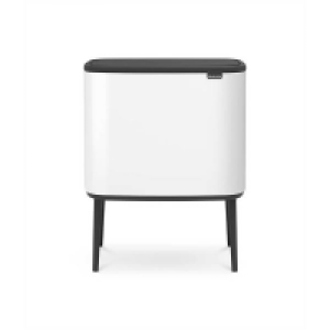 Brabantia Bo Touch Bin, 11 + 23L, White