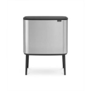 Homebase  Brabantia Bo Touch Bin, 36L, Matt Steel Fingerprint Proof