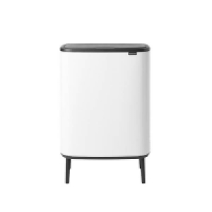 Brabantia Bo Touch Bin Hi - 2x 30L - White