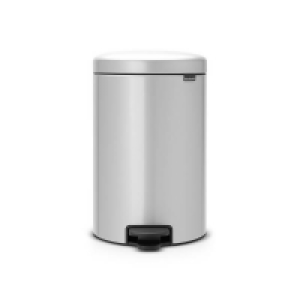 Homebase  NewIcon Pedal Bin - 20L - Metallic Grey