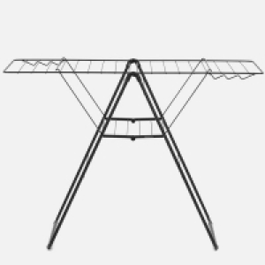 Homebase  HangOn Drying Rack - 20m - Matt Black