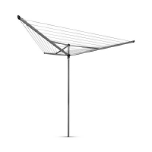 Brabantia Essential 30m + Ground Tube, Metallic Grey