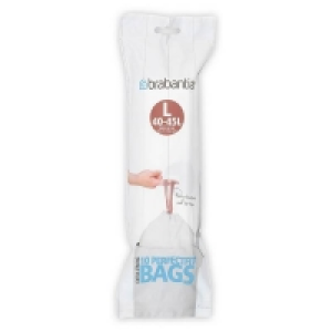 Homebase  Brabantia PerfectFit Bags 40-45L (Code L) - 10 Bags