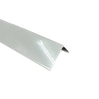 Homebase  Panel Company Aluminium Rigid External Corner Trim - White