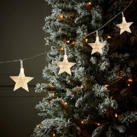 Homebase  20 Acrylic Star Christmas String Lights (Battery Operated)