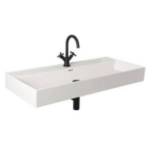 Homebase  Bathstore Noir Veneto 1000mm Basin