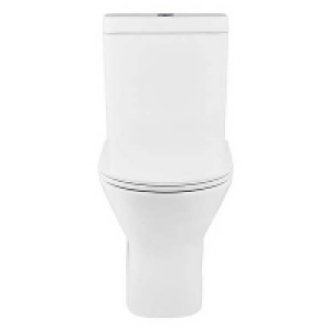 Homebase  Bathstore Falcon Rimless Back To Wall Close Coupled Toilet