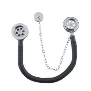 Homebase  Bathstore Bath Waste with Plug and Chain