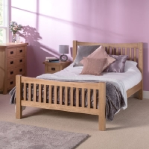 Cotswold Oak Double Bed Natural 5 x 7ft £344.00