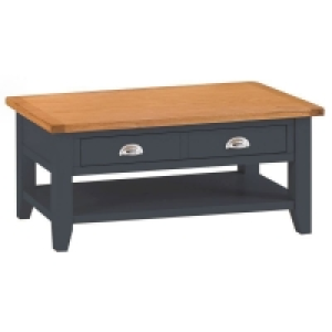 Aurora Midnight Coffee Table Oak 1 Shelf 1 Drawer £174.00