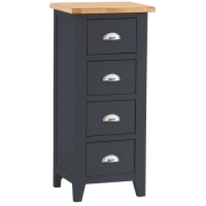 Aurora Midnight Chest of Drawers Oak 4 Drawers £159.00