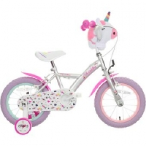 Halfords  Apollo Twinkles Unicorn Kids Bike - 14 Inch Wheel 194150