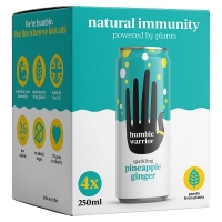 Waitrose  Humble Warrior Immunity - Pineapple Ginger4x250ml