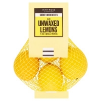 Waitrose  Cooks Ingredients Unwaxed Lemons4s