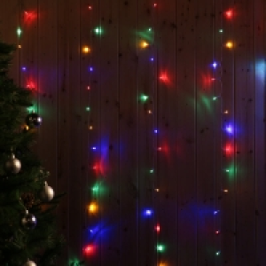 InExcess  Multi Colour LED Curtain Lights 6m