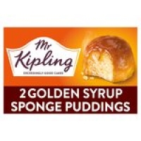 Morrisons  Mr Kipling Golden Syrup Sponge Puddings
