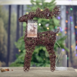 InExcess  Light Up Copper Glitter Reindeer