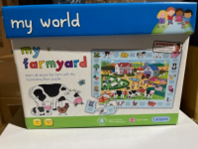 InExcess  My World My Farmyard Floor Puzzle Age 4+