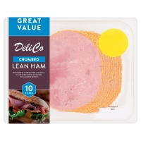 Iceland  Deli Co Crumbed Lean Ham 10 Slices 200g