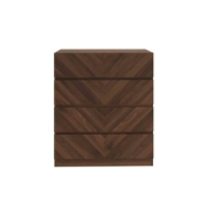 RobertDyas  GFW Catania 4 Drawer Chest Royal Walnut