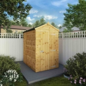 RobertDyas  Mercia 6 x 4 Shiplap Apex Shed - Windowless