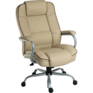 RobertDyas  Teknik Goliath Duo Heavy-Duty Executive Chair - Cream