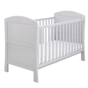 RobertDyas  Babymore Aston Drop Side Cot Bed Grey
