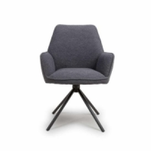 RobertDyas  FURNITURE LINK Uno Chair - Grey Boucle (only Sold In 2s)