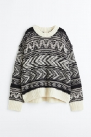Oversized cashmere-blend jumper £80.00