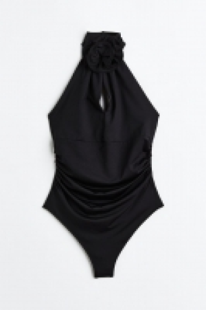 HM  Draped halterneck body