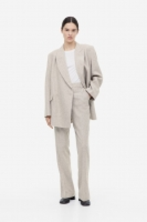 Tailored wool-blend trousers £64.00