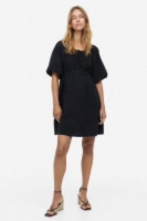 HM  MAMA Off-the-shoulder cotton dress