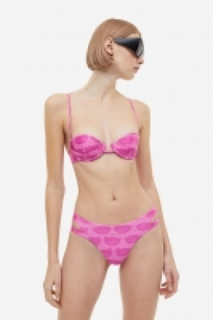 Graphic-print bikini top £19.00