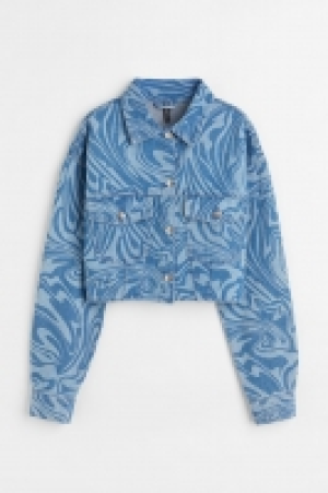 HM  Cropped denim jacket