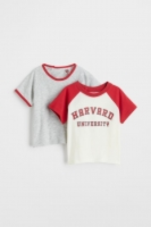 HM  2-pack printed T-shirts