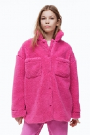 HM  Collared teddy jacket