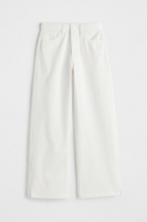 HM  Wide High twill trousers