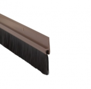 Wickes  Wickes 838mm Door Brush Draught Excluder - Brown